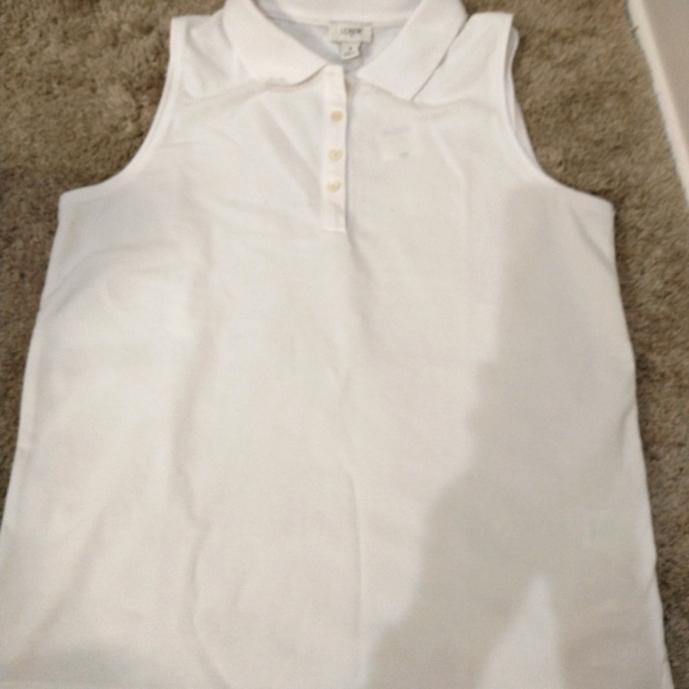 J Crew Sleeveless Polo